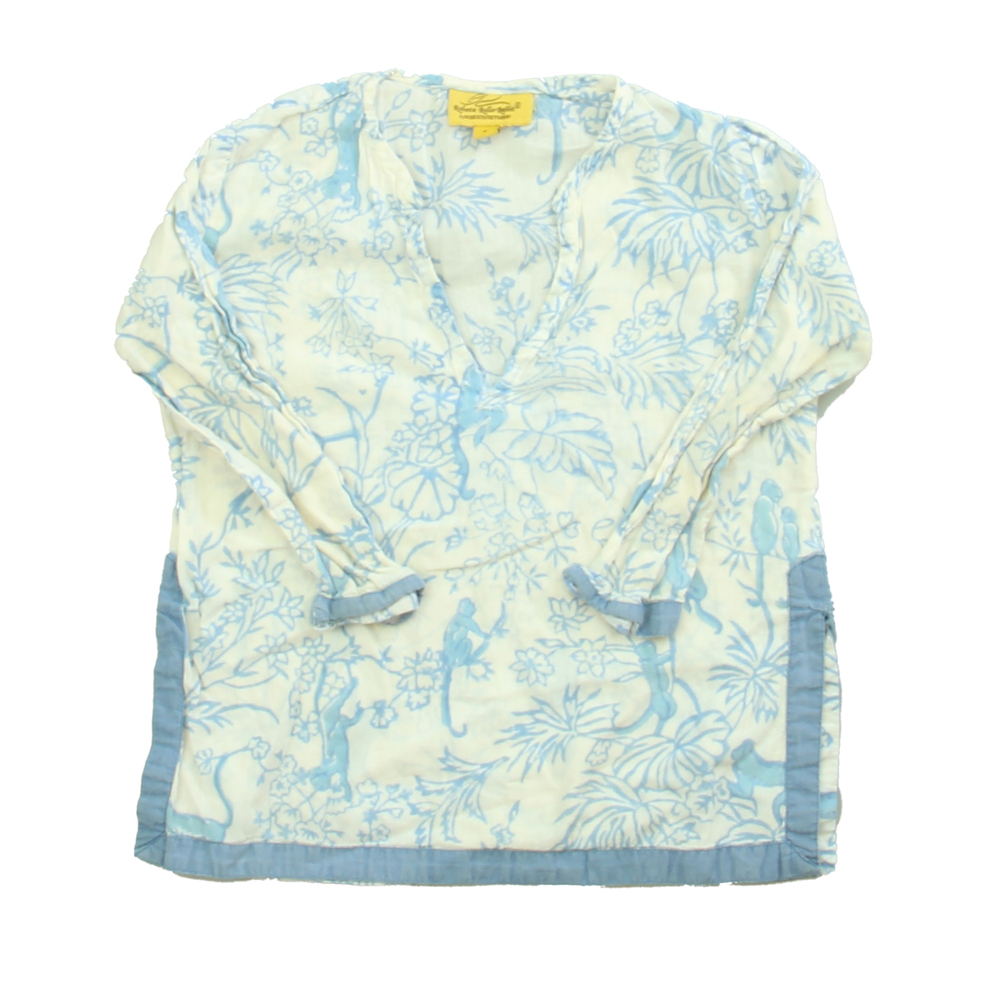 Roberta Roller Rabbit Girls Blue | White Cover-up size: 12 Months